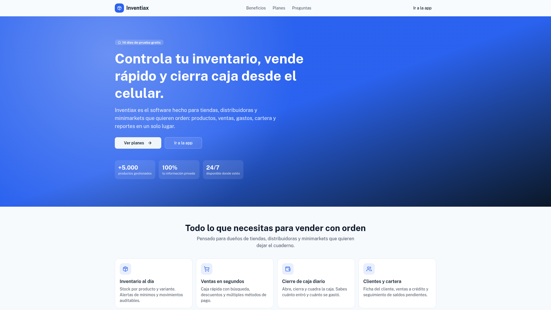 Mockup de Cuadrex